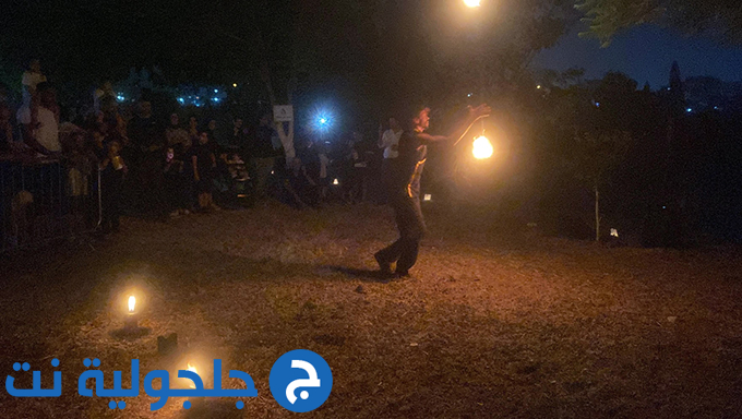 فعاليات ليلية باحضان الطبيعة في وادي قانا في جلجولية